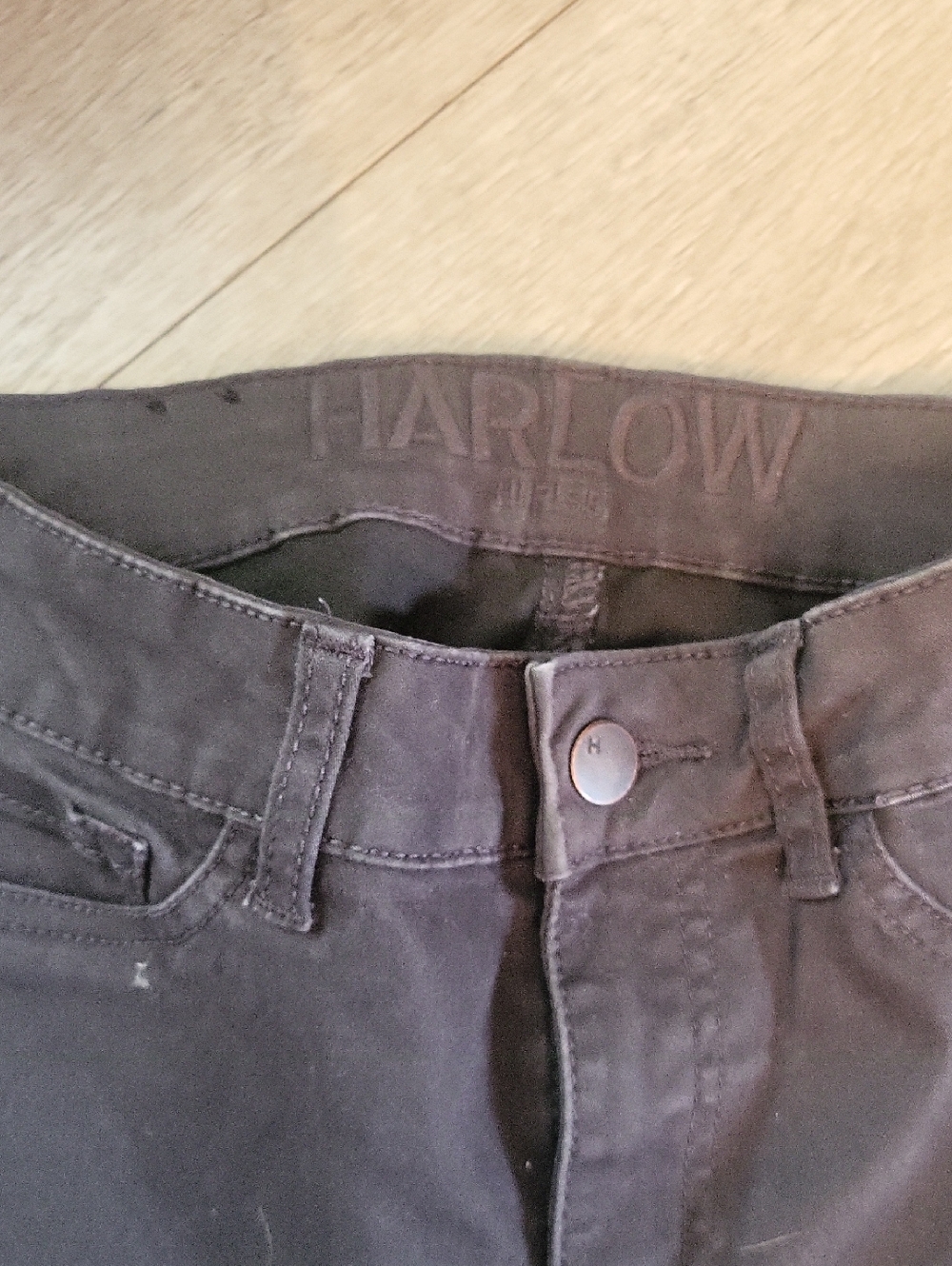 Harlow Jeans Black Slim High-Waist Jeggings Size - Picture 3 of 7